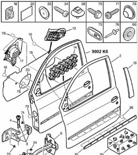 ÖN  SOL KAPI   206   3 / KAPI  GTI resmi