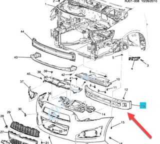 TAMPON(ON)DARBE KOPULU 1220 T300 CHEV.AVEO resmi