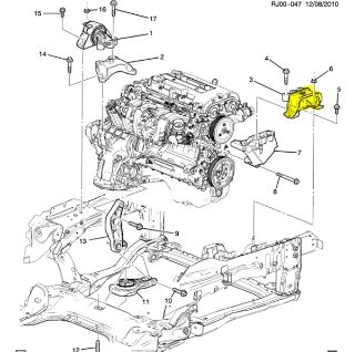 MOTOR TAKOZU SAĞ ÖN T300 AVEO resmi