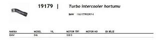 TURBO İNTERCOOLER HORTUMU E46 320 D resmi