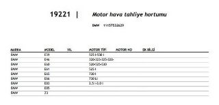 MOTOR HAVALANDIRMA HORTUMU resmi