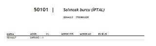 SALİNCAK BURCU RENAULT SAFRANE I resmi