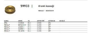 KRANK KASNAĞI MASTER II 2.2DCI 00> resmi