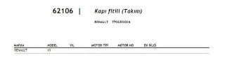 KAPI FİTİLİ ÖN R19 88-> resmi