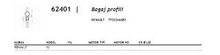 BAGAJ TOZ LASTİĞİ R.12 TX resmi