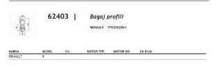 BAGAJ TOZ LASTİĞİ R.9 resmi