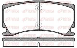FREN BALATA ÖN PEUGEOT 308 II 1.6 GTI 15,8 MM 2015-/ RCZ 1.6 THP 2013-2015/ JAGUAR XK 4.2İ ARKA 15,8 MM 2006- resmi
