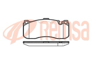 FREN BALATA ÖN İKAZLI PERFORMANCE BMW 3 SERISI (E90) 320 D -316İ - 320İ - 318İ - 318 D 16.50MM 2005-2011 / 1 SERISI (E81) 116İ - 118İ - 120İ - 120 D 2004-2012 resmi