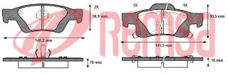 FREN BALATA İKAZLI ARKA JEEP GRAND CHEROKEE IV (WK,WK2) 3.0 CRD 18.00MM 2010- / GRAND CHEROKEE IV (WK,WK2) 3.6 V6 2010- resmi