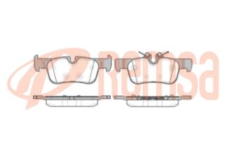 FREN BALATA ARKA BMW 2 SERISI (F45) 218İ 16.00MM2014-/ (F45) 220İ 2014-/ (F45) 216D 2014-/ İ3 (I01) HYBRID 2014-/ X1 (F48) SDRİVE 2.0İ 2014-/ (F48) SDRİVE 2.0 D 2014-/ MİNİ COOPER CLUBMAN 1.5İ 2014- resmi