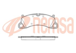FREN BALATA ÖN PORSCHE 911 (991) CARRERA 3.0 4S 17.30MM 2012- resmi