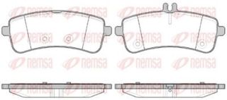 FREN BALATA ARKA İKAZLI MERCEDES C SERISI (W205) C 63 AMG 18.50MM 2015- / S SERISI (W222,V222,X222) S 500 2013- / S SERISI S 600 2013- resmi