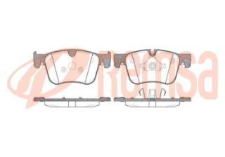 FREN BALATA ÖN İKAZLI 304 MM DİSKLER ICIN 17MM PEUGEOT 308 II 1.2 VTI - 1.2 THP - 1.6 THP - 1.6 HDI -2.0 HDI 2014- / CITROEN C4 PICASSO II 1.6 VTI - 1.6 HDI 2013- resmi