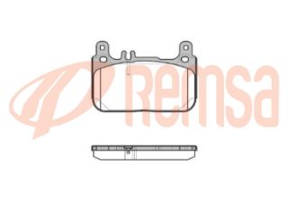 FREN BALATA ÖN MERCEDES S SERISI (W222,V222,X222) S 300 BLUETEC 17,60MM 2013- resmi