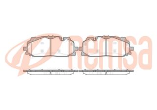 FREN BALATA ÖN AUDI Q7 (4M) 3.0 TDI 16.80MM 2015- / Q7 (4M) 3.0 TFSI 2015- / A4 (8W2,B9) 2.0 TDI 2015- resmi