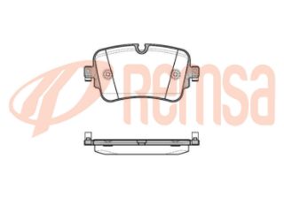 FREN BALATA ARKA AUDI Q7 (4M) 3.0 TDI 16.80MM 2015- / Q7 (4M) 2.0 TFSI  2015- resmi