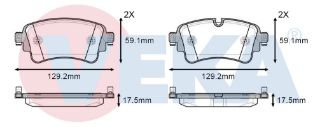 FREN BALATA ARKA AUDI A4 (8W2,B9) 2.0 TDI 2015- / A4 (8W2,B9)  1.8 TFSI 2015-/ Q7(4M) 3.0 TDI 2015- / Q7(4M) 2.0 TFSI 2015- resmi