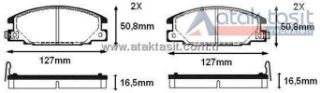 FREN BALATA ÖN İKAZLI OPEL FRONTERA A 2.0İ 1992-1998 / FRONTERA A 2.5 TDS 1992-1998 resmi