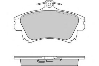 ÖN BALATA PARTNER-BERLİNGO 07/96 XSARA 04/97 P306 05/93-05/01 FİŞLİ resmi