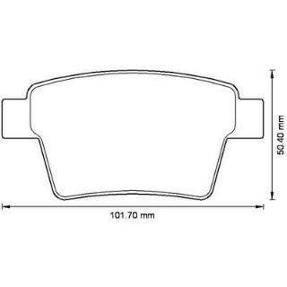 ARKA BALATA MONDEO III 1.8 16V-2.0 16V-2.0 TDCI-2.2 TDCI 11.00-8.07 JAGUAR X-TYPE 01 09 resmi