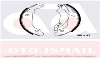 ARKA PABUÇ BALATA CLİO II 98 05 SYMBOL II 08 LOGAN 04 11 SANDERO 08 11 180X40 resmi