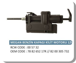 YAKIT DEPO KİLİT MOTORU MEGANE II resmi