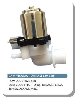 SU FISKIYE MOTORU 12V FIAT TOFAŞ RENAULT LADA TEMSA ASKAM BMC resmi