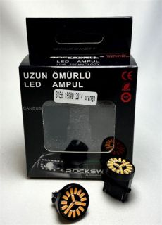 LED AMPUL T20 18 LED TURUNCU 12V resmi