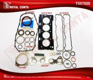 TAM TAKIM CONTA KECE+S.LASTIKLI  PEUGEOT : 206 - 306 - 307 - 407 CITROEN : C2 C3 C4 XSARA 1.6 TU5JP4 resmi