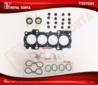 ÜST TAKIM CONTA SKT KEÇELİ S LASTİKLİ SUBAP KAP.CONTASIZ FOCUS-FIESTA 1.6 16V ZTECH SE MOTOR resmi