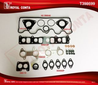 ÜST TAKIM CONTA SKT KEÇELİ/SUB.LASTİKLİ/SKC SİZ DOBLO-PUNTO 1.9 JTD resmi
