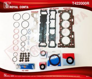 TAM TAKIM CONTA CORTECO KECE+S. LASTIKLI (PEUGEOT: 1007-206-207-307 1.4 16V 03- ET3J4) resmi