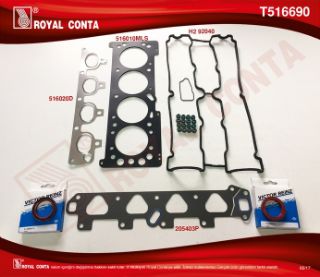 ÜST TAKIM REINZ KEÇELİ-S.LASTİKLİ Opel Astra G, Vectra B, Vectra C 1.6 16v resmi