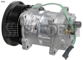 KLİMA KOMPRESÖRÜ 4726 CAT PV8 133MM 24V GK KULAKLI resmi