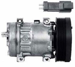 KLİMA KOMPRESÖRÜ 24V PV8 CAT İŞ MAKINASI resmi