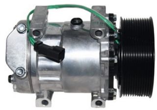 KLIMA KOMPRESÖRU CATERPILLER 24C PV12 126MM WR resmi