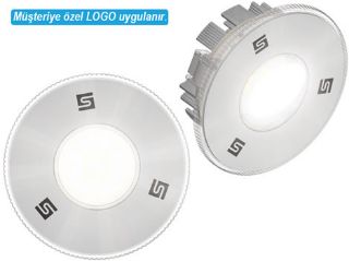 12V 24V 10 LEDLİ WHITE KLIPSLI AYD. resmi