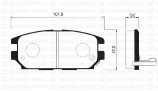 ARKA BALATA PAJERO 2.4 1991-94 -2.5 TDI 1991-99 -2.8D 94-99 FISLI GDB1127 resmi
