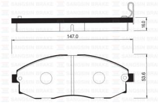 ÖN BALATA STAREX 2.4I-2.5D 97 2.4I-2.5TCI-2.5 CRDI 98 H1 2.4 MPI 4WD-2.5 D/TD-2.5 TCI GDB3201 X resmi