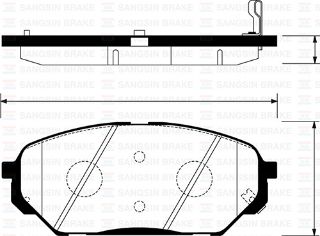 ÖN BALATA IX55 3.8 V6 4WD-3.0 V6 CRDI 4WD 08 GDB3527 resmi
