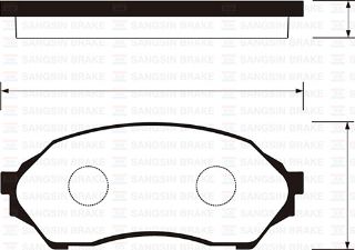 ÖN BALATA MAZDA 323 F-S VI 01-04 GDB3193 resmi
