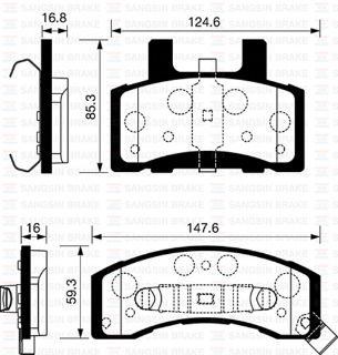 ÖN BALATA DİSK CADILLAC ESCALEDE 06 GMC SIERRA 07 CHEVROLET TAHOE 94-96 GDB4031 resmi