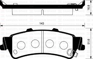 ARKA BALATA DİSK CADILLAC ESCALADE 6.0 00-06 CHEVROLET TAHOE 5.3 99-06 resmi