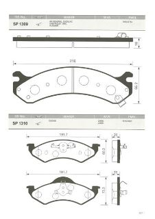 ÖN BALATA DİSK CHEVROLET SILVERADO 01-03 HUMMER H2 03-04 resmi