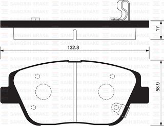 BALATA ÖN DİSK HYUNDAİ SONATA 09 KİA K5-OPTIMA 1.7-2.0-2.4 12 resmi