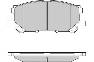 BALATA ÖN DİSK LEXUS RX 03-08 TOYOTA HARRIER 03-08 GDB3338 resmi