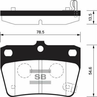 FREN BALATASI ARKA Benzin RAV4 (A2) 01-05 resmi