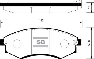 ÖN BALATA INFINITI FX50-G50 08 NİSSAN 370 Z 3.7 09 resmi