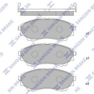 ÖN BALATA RANGER 2.5TD 02-06 2.5TDCİ 06 3.0TDCİ 06 MAZDA B-SERIE 2.5 D-2.5TDCİ-3.0TDCİ 06 G resmi