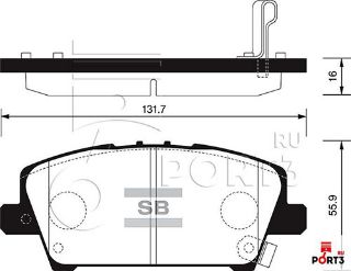 ÖN BALATA HONDA CİVİC FK/FD 06 1.4I-1.8I-2.2I CDTI GDB3407 resmi